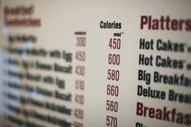 calorie label